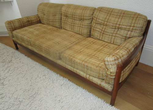Rosewood swedish three - rosewood, seater