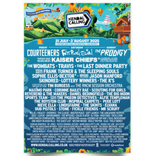 Kendal Calling Festival Line Up poster 2025 Music Poster For Fans Print A5-A3