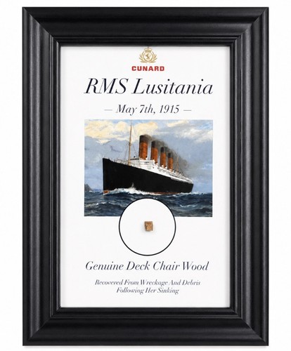 Lusitania deck chair - lusitania, artifact