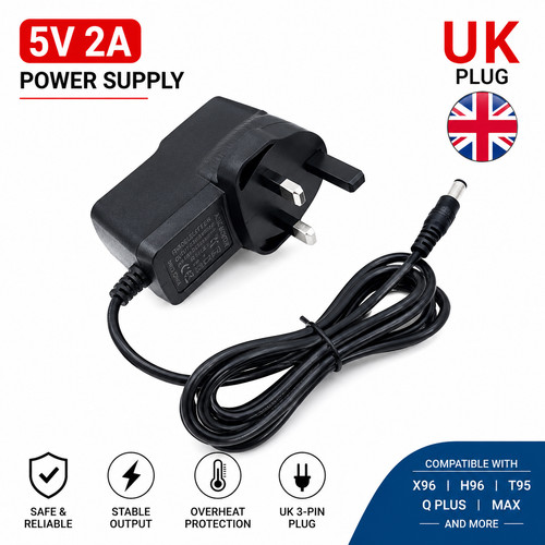 Power supply plug dc - 2a, uk