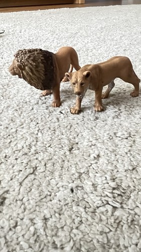 Schleich lion and - schleich, lioness