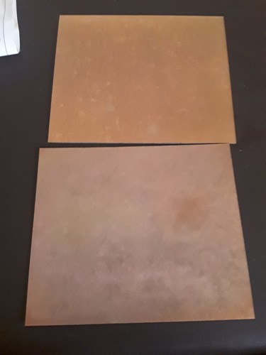 Copper etching bits from - etching,