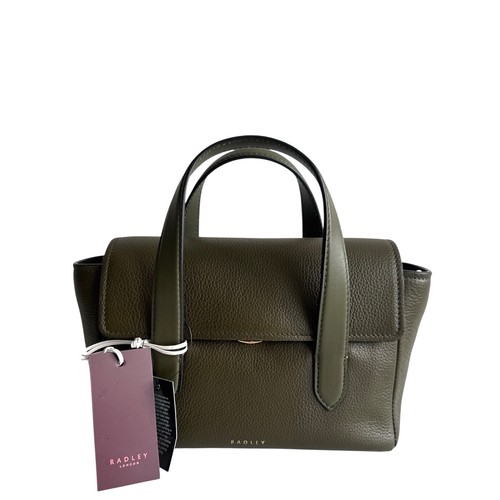 Radley handbag green leather - radley,