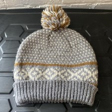 Womens Bobble Hat Beanie Wool