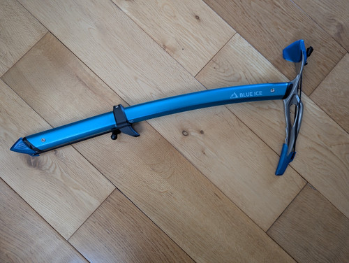 Blue ice bluebird - ice, axe