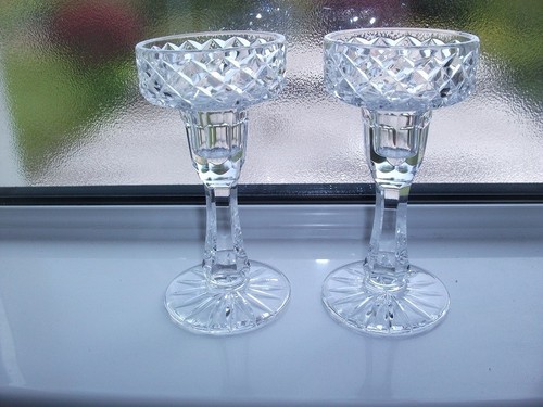 Pair tyrone crystal cut - of,