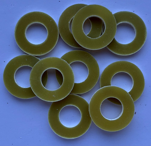 Epoxy glass washers - glass, o/d