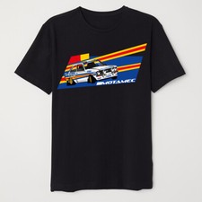 Motamec Escort Mk2 Rothmans Rally Car T-Shirt - Black