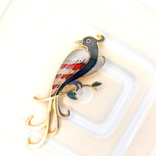 Vintage Enamel Bird of
