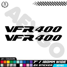 2x HONDA VFR 400 Vinyl Decal