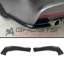 BMW 3 Series F30 F31 Maxton Style Black Rear Spats Splitter Diffuser Canards
