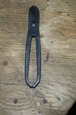 vintage tin snips  10" long #1