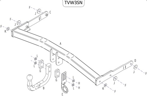 Towtrust swan neck automotive - towtrust,