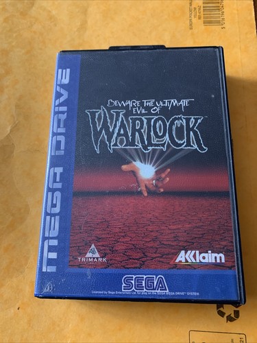 Warlock sega mega drive boxed - warlock,