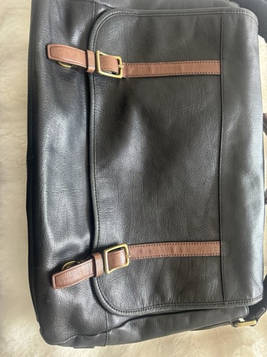 Fossil black leather - black, crossbody