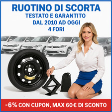 Spare Wheel Si Spare 16 " 4fori Car Jack & Case Guaranteed for Use Suzuki Swift