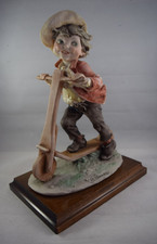 Giuseppe Armani 'Boy On Scooter' Figurine Capodimonte Florence 1982 Naples