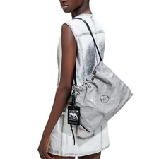 GROTTO 2025 Garbage Bag Sheepskin Commuter Large-capacity Shoulder Messenger Bag