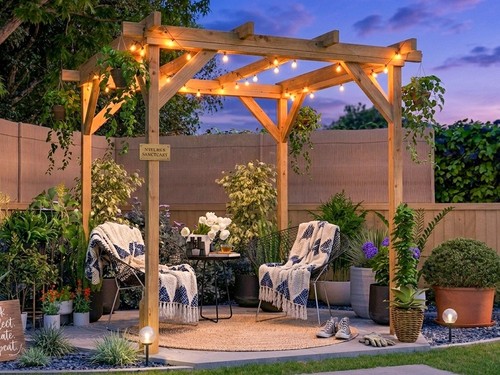 Wooden pergola kit - 2m, x