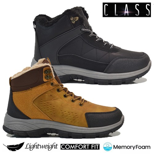 Mens hiking walking - fur, boots