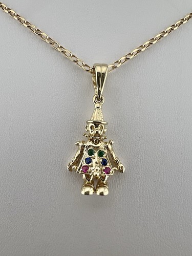 9ct gold multi gem - gold,