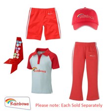 Girl Guiding Rainbows Uniform Hoodie T Shirt Legging Shorts Cap Polo Sash 22 30