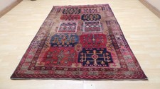 Antique Persain Oriental Carpet Rug Hand Made Wool Vintage 7ft 9" x 5ft 1" c1900