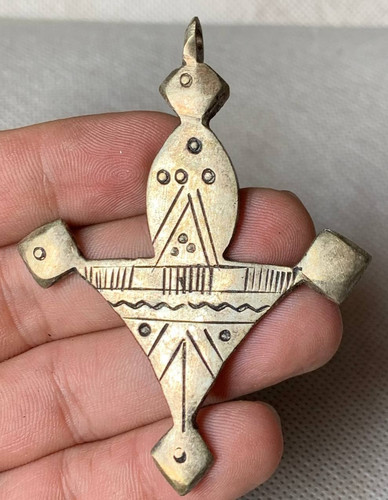 Ancient roman silver amulet - silver,