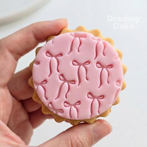 Bow pattern cookie stamp - bow, |