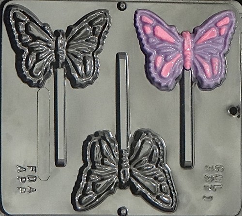 Butterfly lollipop chocolate - butterfly,