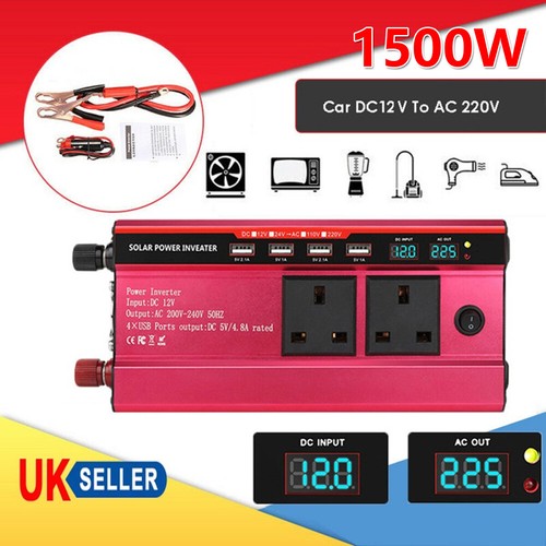 Car power inverter 12v - inverter, dc