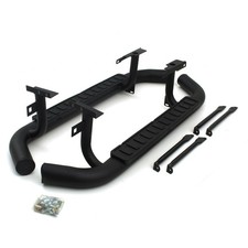 RD3613 STEEL RUNNING BOARD SIDE STEPS SILLS FOR LAND ROVER DEFENDER 90 10-16