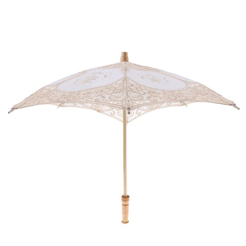 Lace parasol vintage - lace,