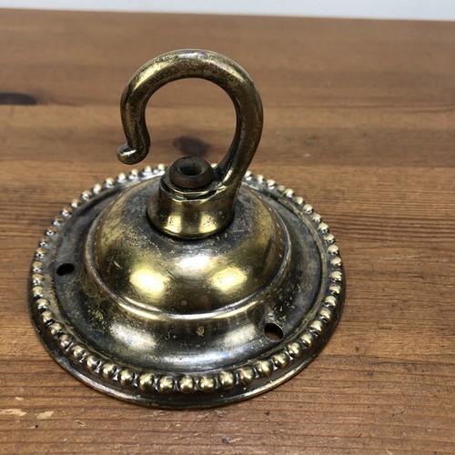 Edwardian brass chandelier - edwardian,