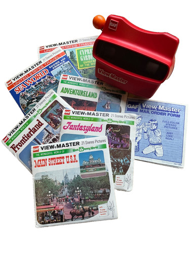 Vintage gaf viewmaster red - viewmaster,