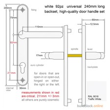 White upvc door - upvc,