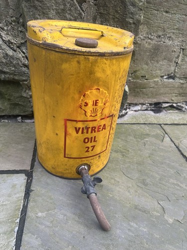 Vintage shell gallon oil - shell, 5