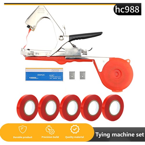 Plant tape tying machine set - plant,