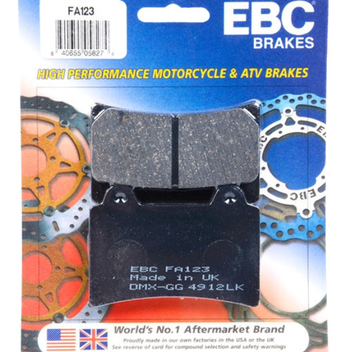 Fa123 ebc brake - pads, fit
