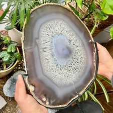 Premium Agate Crystal Slice on
