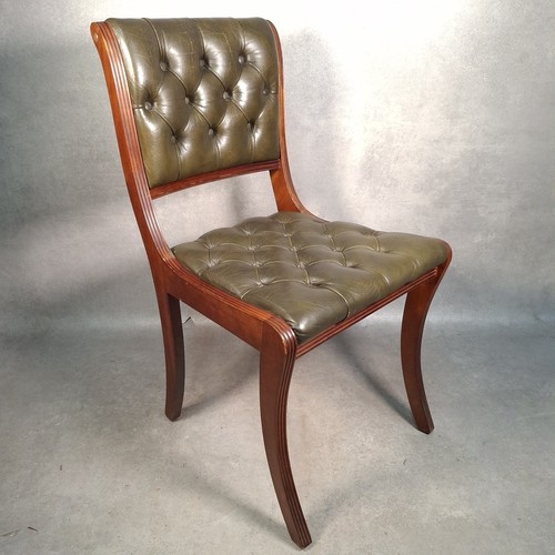Leather desk chair - leather,
