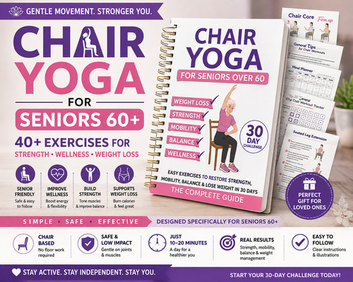 Chair yoga for seniors - yoga, 60+
