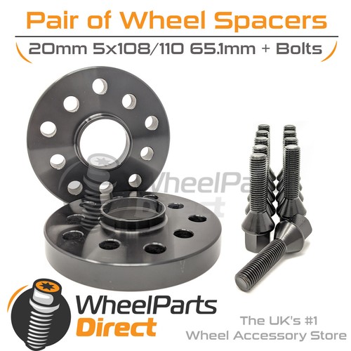 Wheel spacers bolts 20mm - spacers, (2)