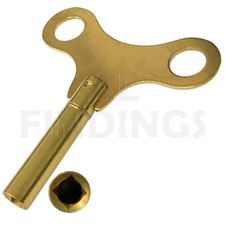 New Brass Quality Winding Clock Key Mantle & Bracket Clock 21 sizes available