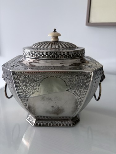 Antique victorian epns lidded - epns,