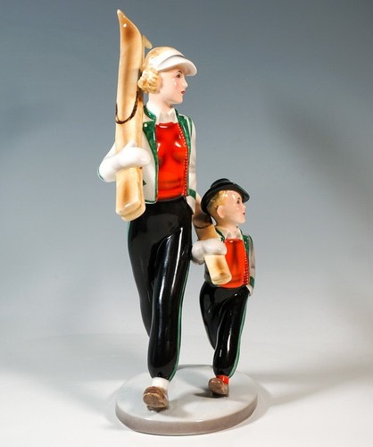 Goldscheider art deco ceramic - goldscheider,