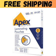 Apex A4 Laminating Pouches