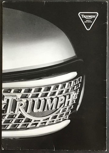 Triumph motorcycles press - triumph, pack