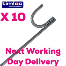 Metal Fencing Pins 10mm Steel Barrier Fence Stakes - NEXT DAY