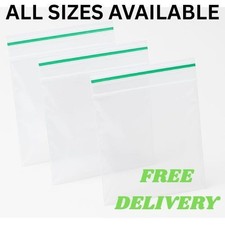 100 x Small Clear Plastic Bags